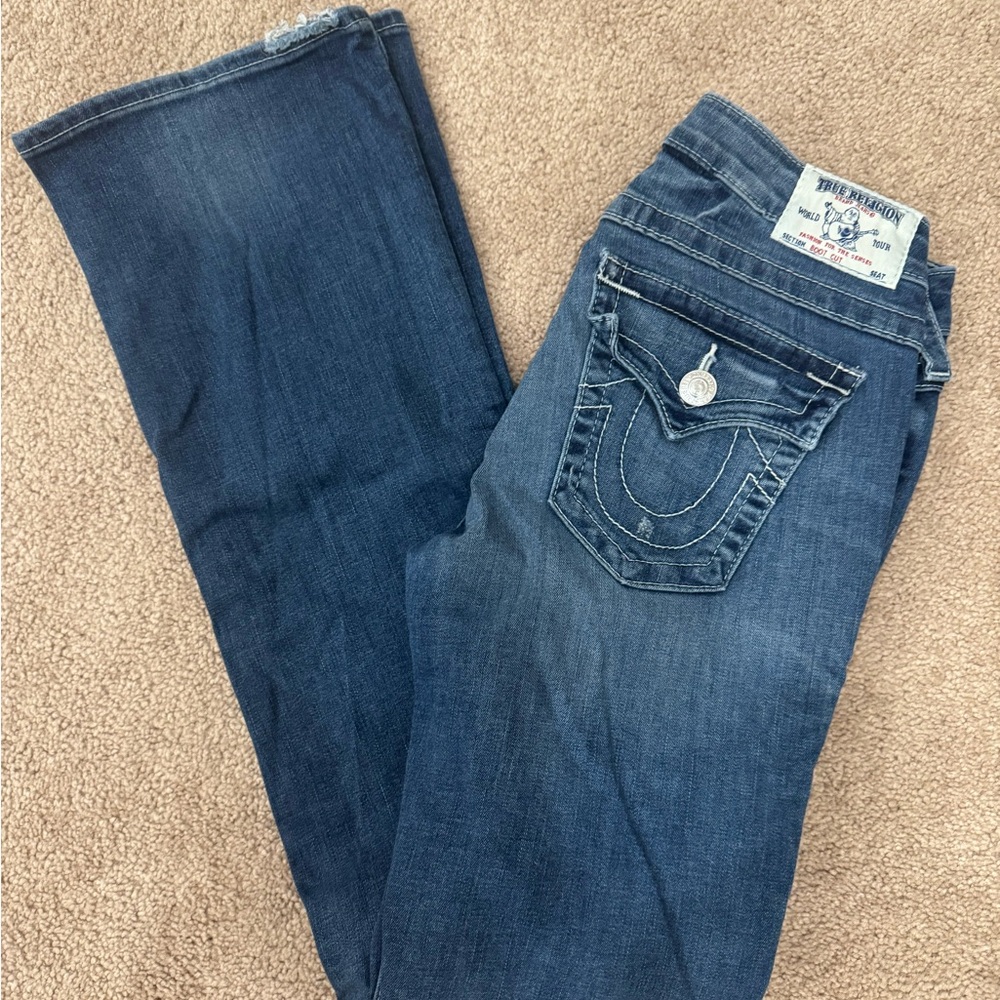 True Religion Boot Cut Blue Jeans